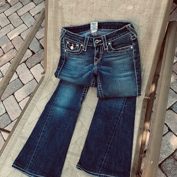 True Religion Flare and wide leg Woman Jeans Sz 26 - Picture 8 of 8